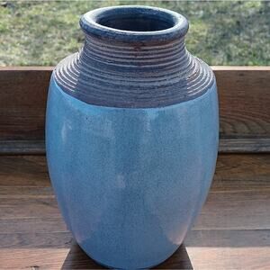 Ceramic Blue Vase